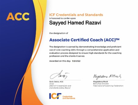 Hamed Razavi ACC, ICF 